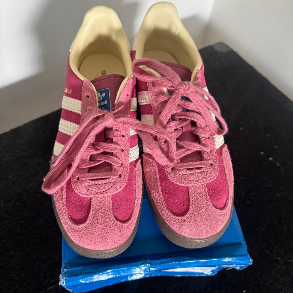 Adidas Gazelle Indoor Pink and Cloud White